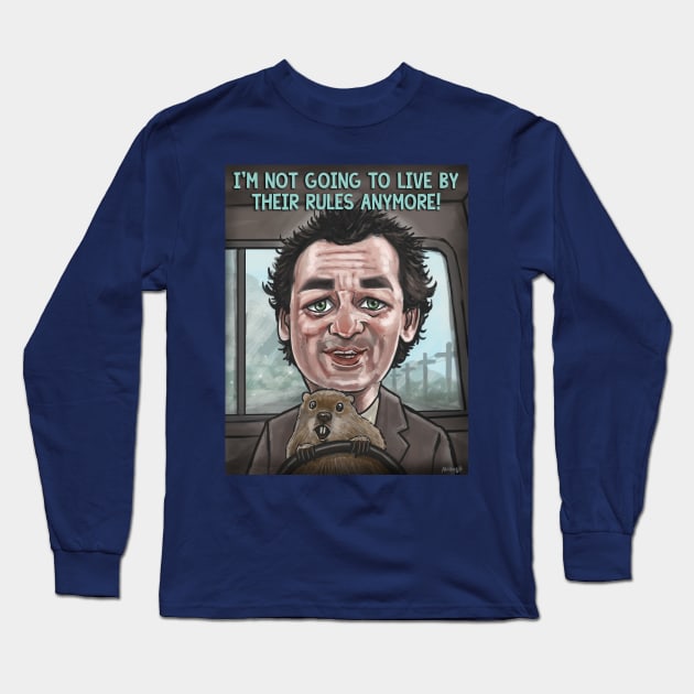 Groundhog Day Long Sleeve T-Shirt by mcillustrator